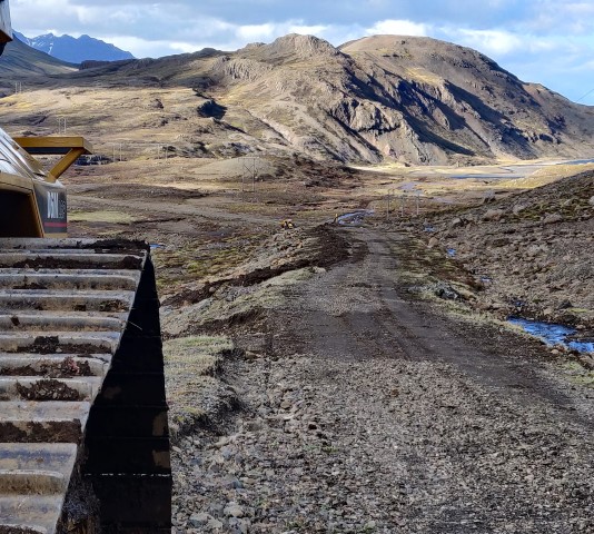  Ljóslögn á Lónsheiði 