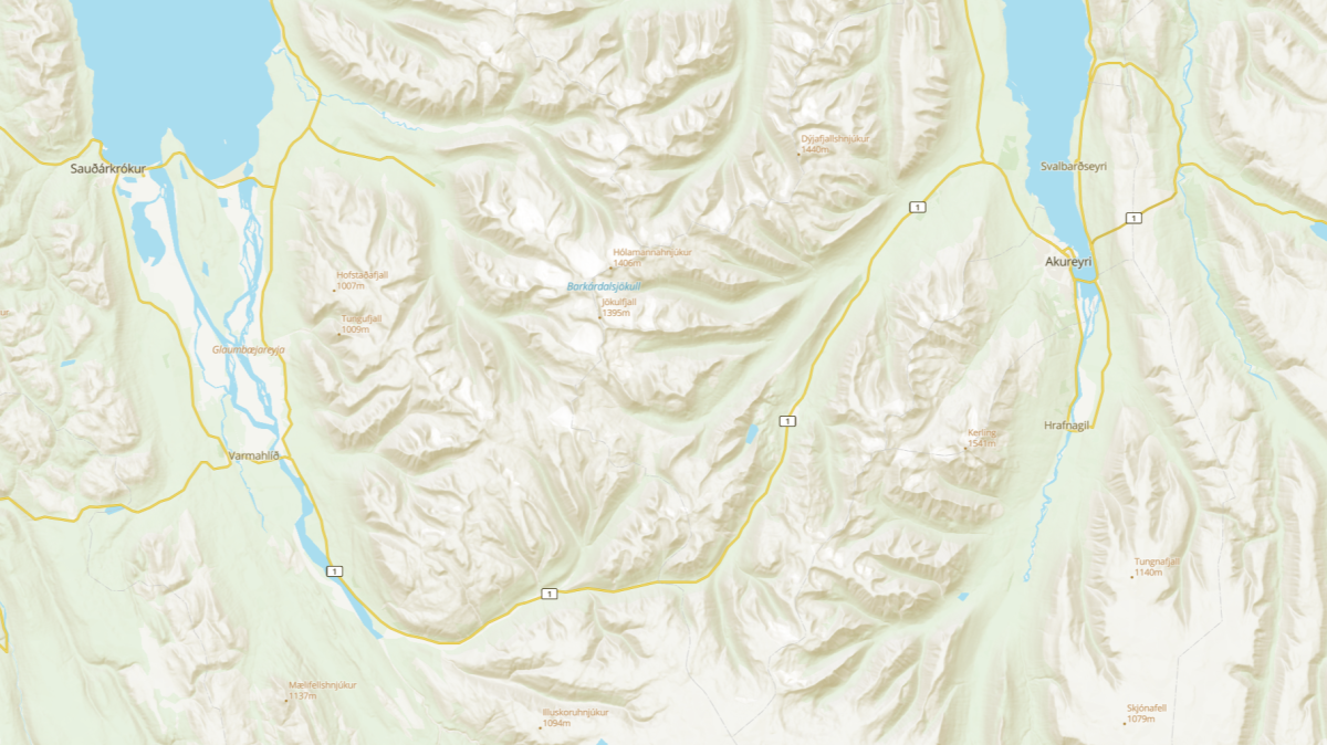  Ljóslögn á milli Akureyrar og Varmahlíðar er lokið 